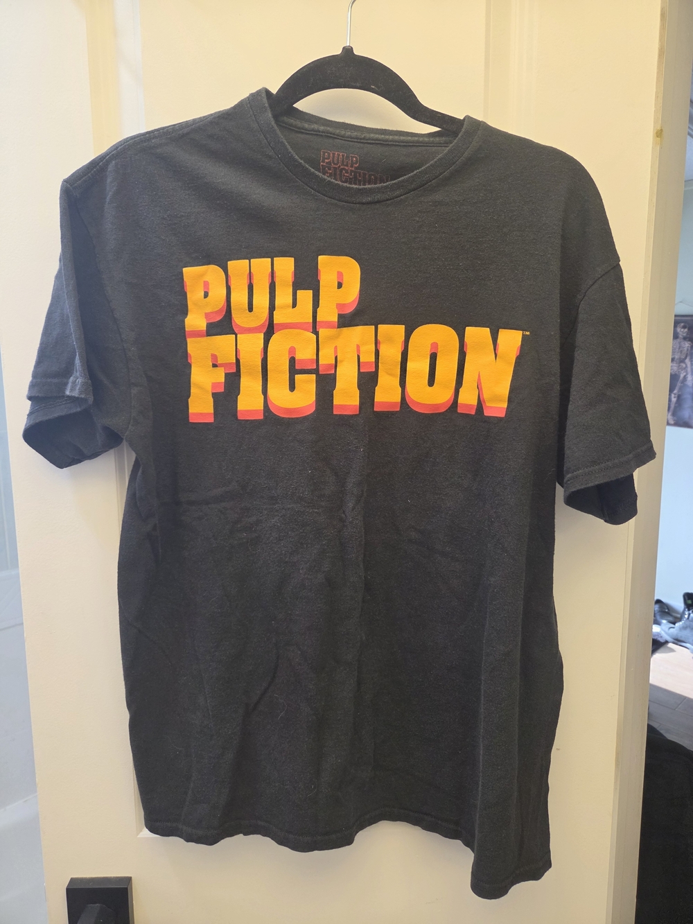 Pulp Fiction 90's Retro Logo Movie Promo T-Shirt Men's L